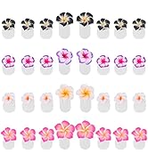 Uonlytech Nail Art 32pcs Silicone Toe Separators Flower Toe Separator Toe Nail Separators Toes Di...