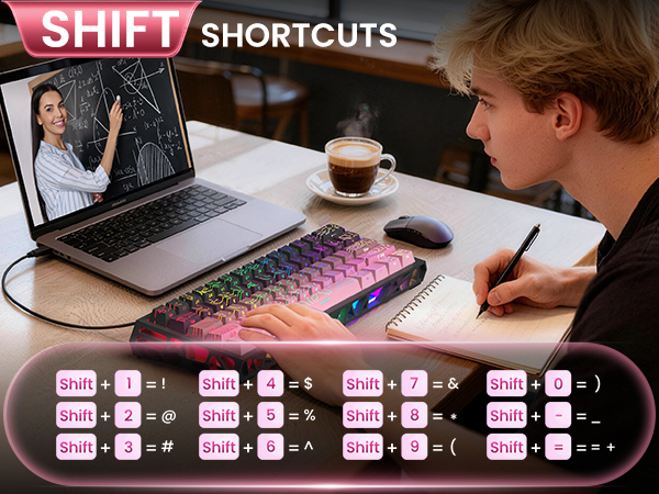 mechanical gaming keyboard wireless backlit keyboard hot swappable highground teclado gamer