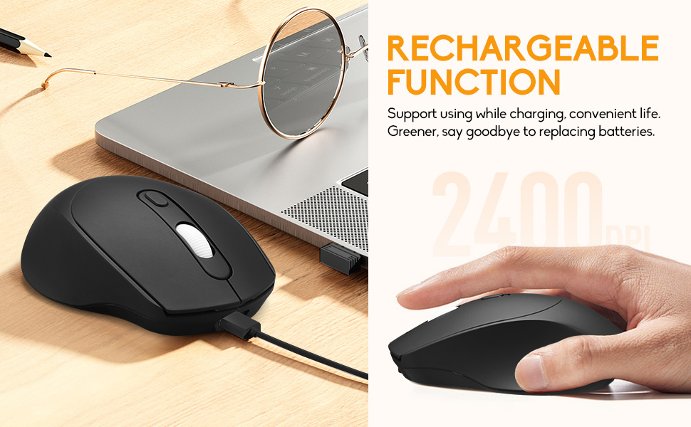 Wireless Gradient Color Bluetooth Mouse,