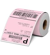 4x6 Thermal Labels, Shipping Address Label (Pack of 250 4x6 Roll Labels) | Pink Labels Compatible...
