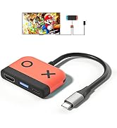 Kstkry Switch Dock for Nintendo Switch,Portable Dock with HDMI TV USB 3.0 Port and USB C Charging...