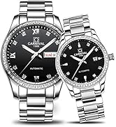 Couple Automatic Mechanical Watch Sapphire Glass Stainless Steel Watch Men and Women Her or His G...