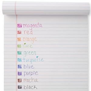 With a rainbow of 10 vivid colors, choose something bright for making notes