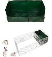 GINIDEAR Guinea Pig Cage Liner, for Midwest Cage Kitchen 24"X13" Litter Box & Hay Feedder for Gui...