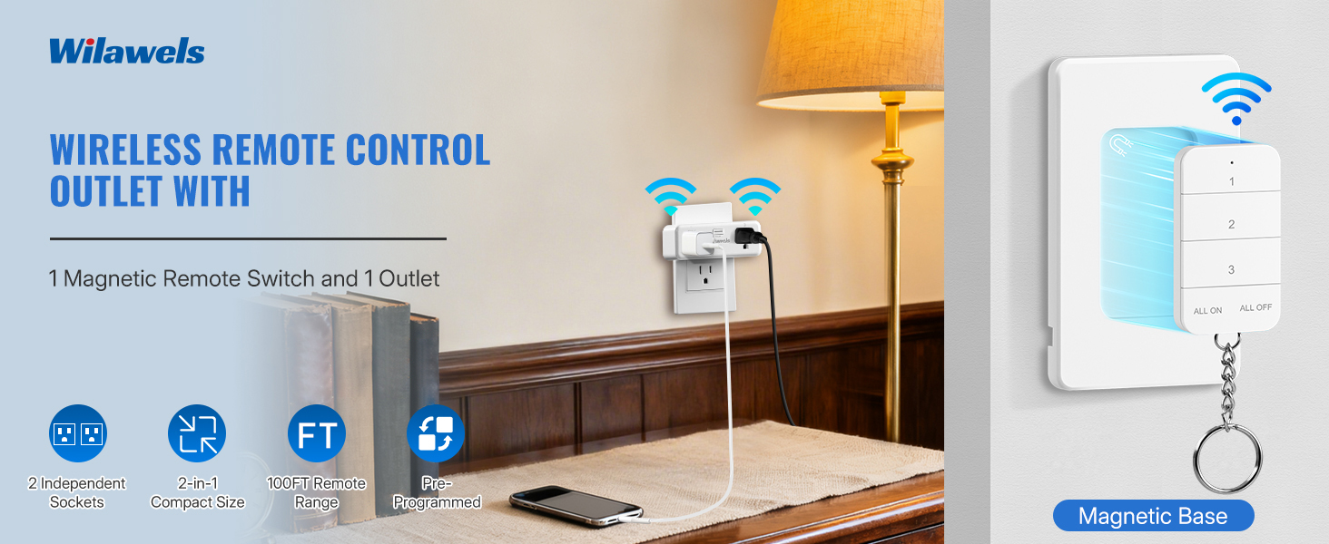 outlet with remote