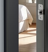 Veise Door Handle Privacy Door Levers, Wave Style Interior Door Knobs for Bedroom and Bathroom
