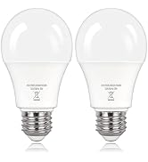 PARTPHONER A19 LED Light Bulbs, 60W Equivalent Efficient 9W LED Bulb, 3 Color Light Modes Light B...