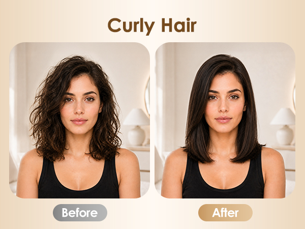 Hair Straightener Brush