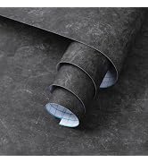 15.7'' x 393.7'' Concrete Wallpaper Peel and Stick - Grey Cement Wall Paper | Gray Self-Adhesive ...