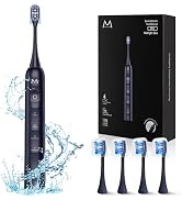 Sonic Electric Toothbrush for Adults&Teens - 180 Days Ultra Long Battery Life, Seamless Button&48...