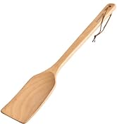 MAGNAWARE Extra Long Wooden Spatula - 18-inch Heavy Duty Stir Paddle for Cooking in Big Pots - Bi...