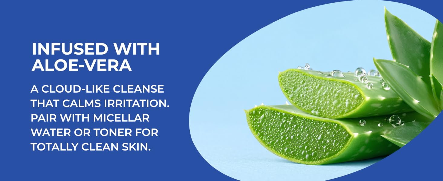 Infused with Aloe Vera
