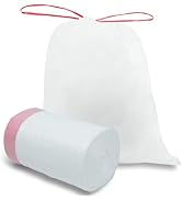 O2frepak 4Gallon Drawstring Small Kitchen Trash Bags,Clean Fresh Scent and Heavy Duty Garbage Bag...