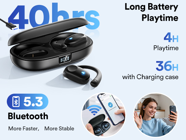 open ear earbuds wireless bluetooth