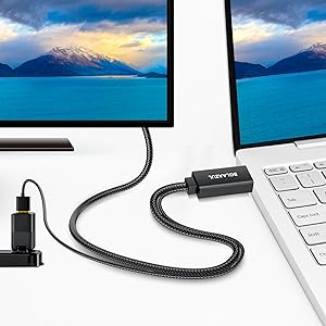 Active 4K HDMI to Displayport 1.2 Converter 6FT(1.8M) for PS3 PC DVD to Monitors with DP