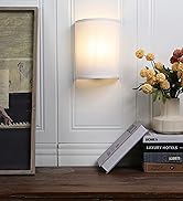 JiMuBeam 1 Light Black Base Fabric Wall Sconce Lighting