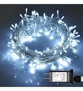ILLUMINEW 300 LED Outdoor Indoor String Lights, Safety Plug in 8 Modes Christmas Summer Decoratio...