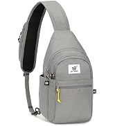 SKYSPER Sling Bag RFID Anti-Theft Crossbody Bag Recycled Travel Cross Body Bag Shoulder Sling Day...