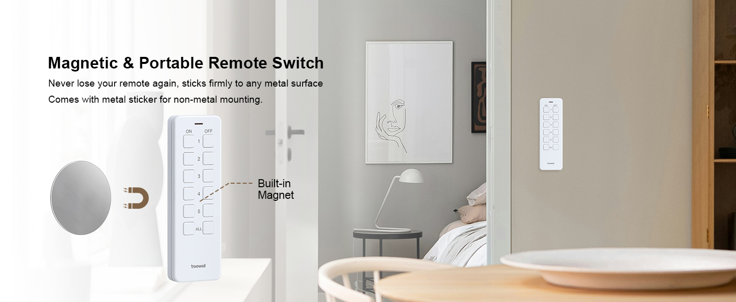 wireless outlet with remote