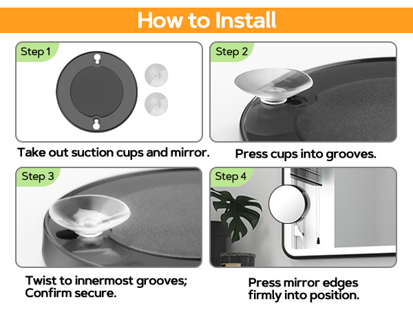makeup mirror with magnification