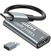 Papeaso Video Capture Card, Video Recording Card Wonderful 4K HDMI to 1080P USB C for Gaming Stre...