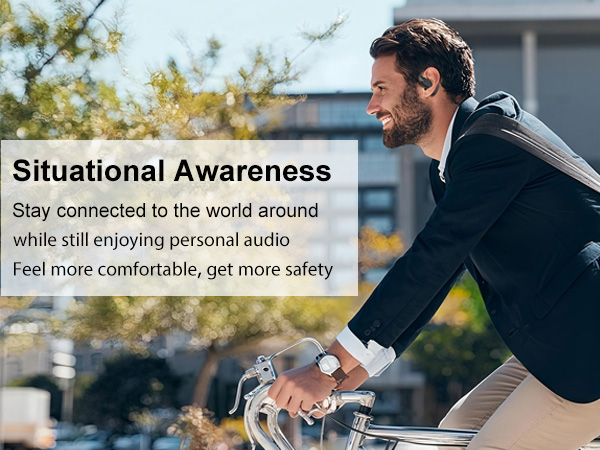 situational awareness open ear headphones