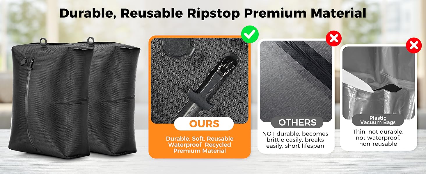 travel vacuum bags with pump