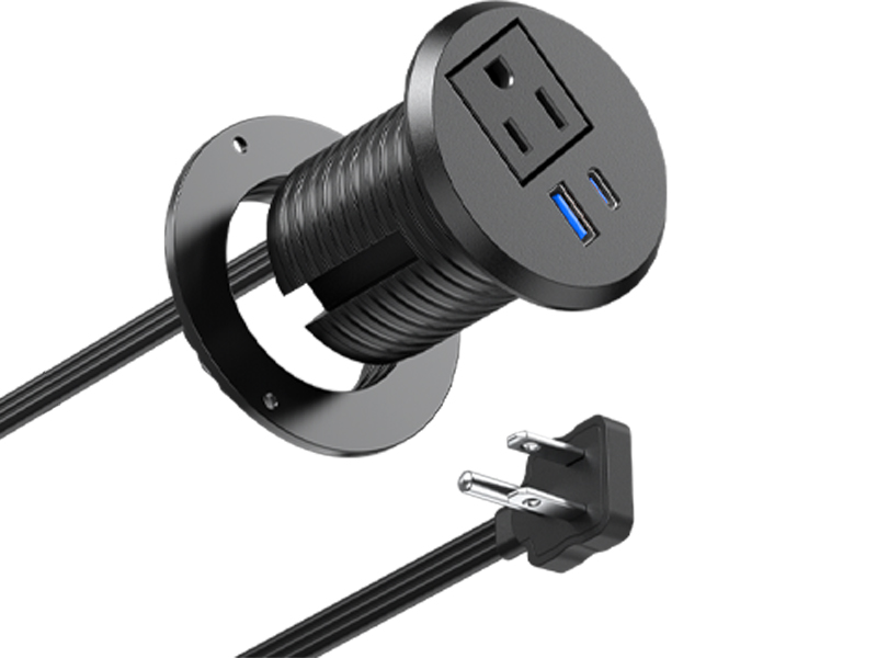 Ultra Thin Flat Plug Power Strip