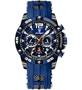 Gosasa Chronograph Mens Watches Military Sport Quartz Watch Luminous Date Fashion Wristwatch for ...