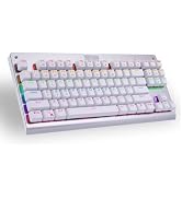Granvela OUTEMU Brown Switches 87-Key Mechanical Keyboard | Rainbow LED Backlit | NKRO(N-Key Roll...