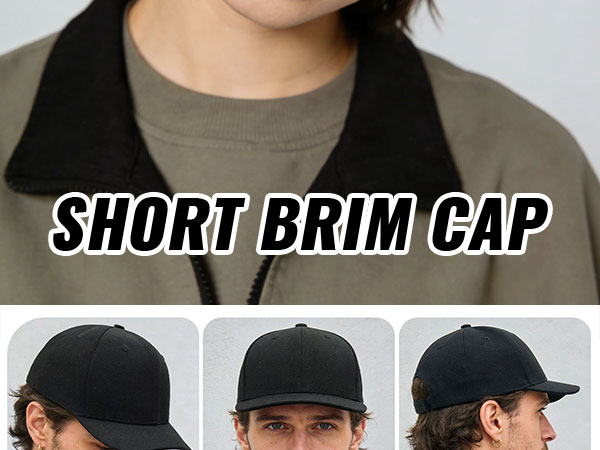small brim hats for men clape short brim hats for men short brimmed baseball hats