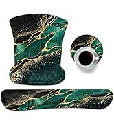 Ergonomic Mouse Pad with Wrist Support Gel, DINKY Upgraded Keyboard Wrist Rest Pad Set, Lovely Co...