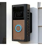 Anti-Theft Doorbell Mount with Adjustable Angle(45-135 Degrees),Upgraded Steel Metal Bracket for ...