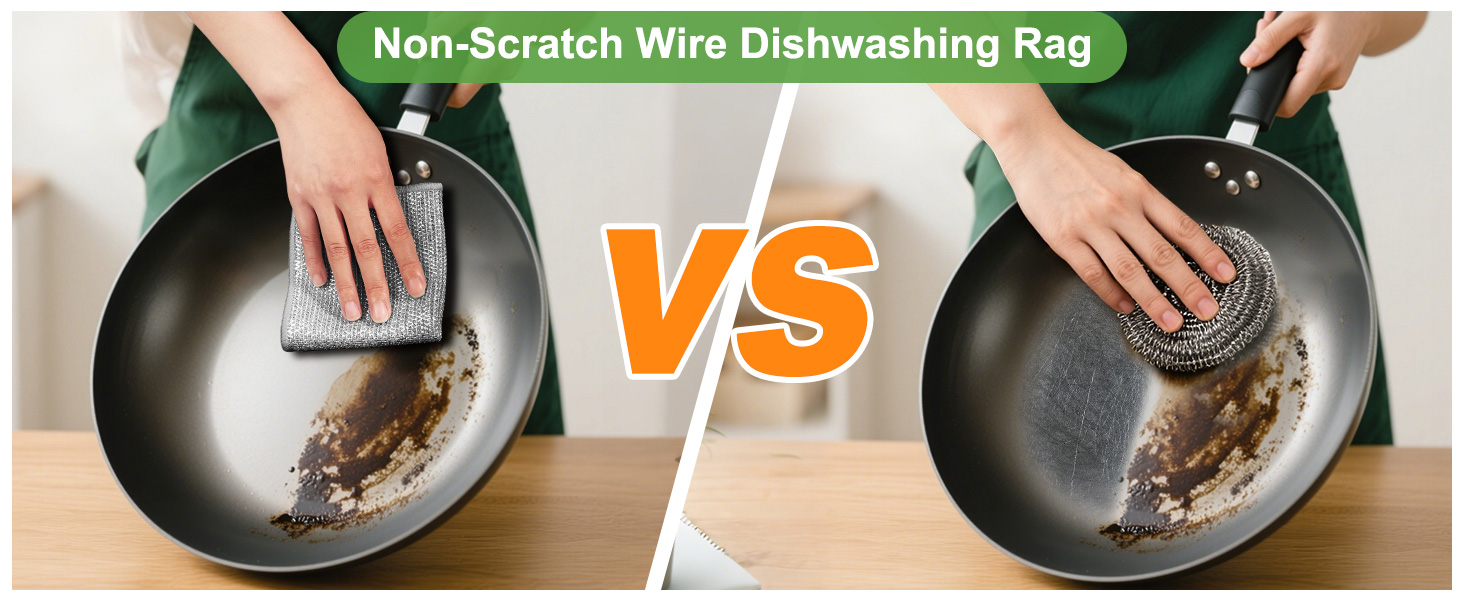 Metal Scrubbers for Cleaning Dishes