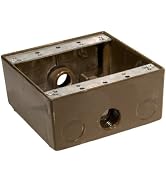 Morris 36214 2-Gangs 3-Outlets Weatherproof Box