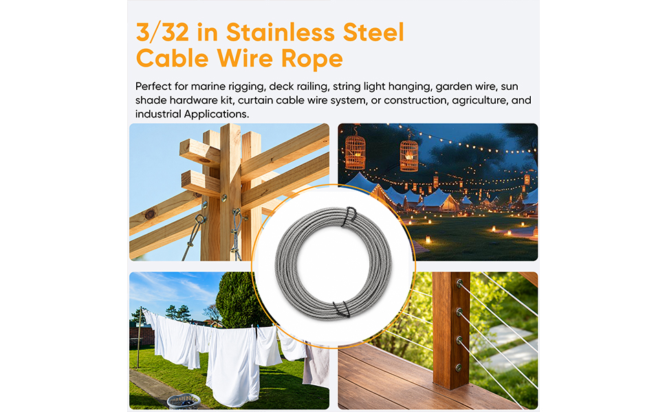 clothes line cable