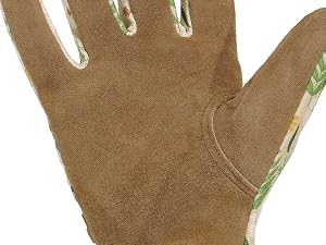 Gardening Gloves for Women Ladies Thorn Proof Leather Yard Gloves Gift for Gardeners