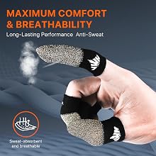 finger sleeve for gaming