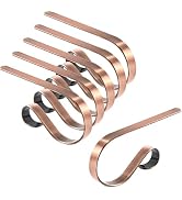 Doitory Christmas Stocking Holder Hanger,6 Pack Adjustable Stocking Holders for Mantle and Firepl...