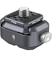 FALCAM F22 Basic Quick Release Plate Kit, Camera Mounting Adapter Convert 1/4" Thread to F22 QR S...