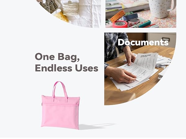 Zipper Pouch with Handle