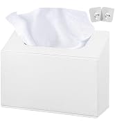 Hand Towels Box Cover Holder,PU Leather Hand Towel Case Compatible with Kleenex Disposable Paper ...