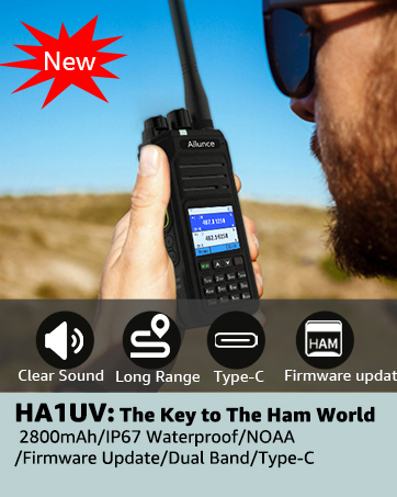 HAIUV dual band ham radio walkie talkies handheld twao way radio long range walkie talkies