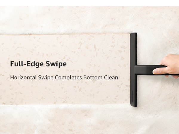 streak free water scraper cleaning soap scum on tile wall bathroom mirror and flat surfaces