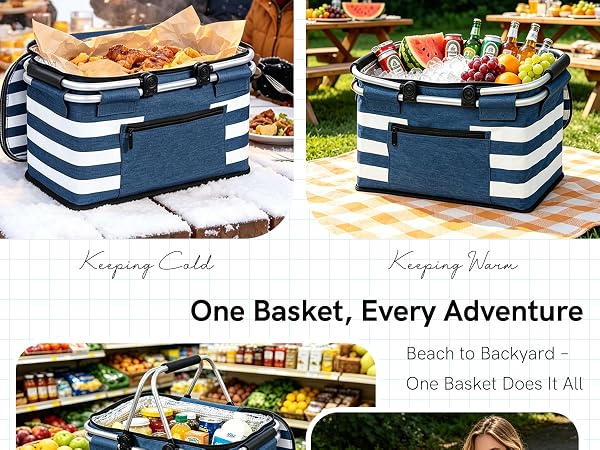 Insulated Picnic Basket