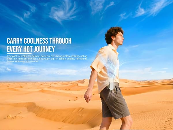 Clip On Waist Fan for Hot Weather