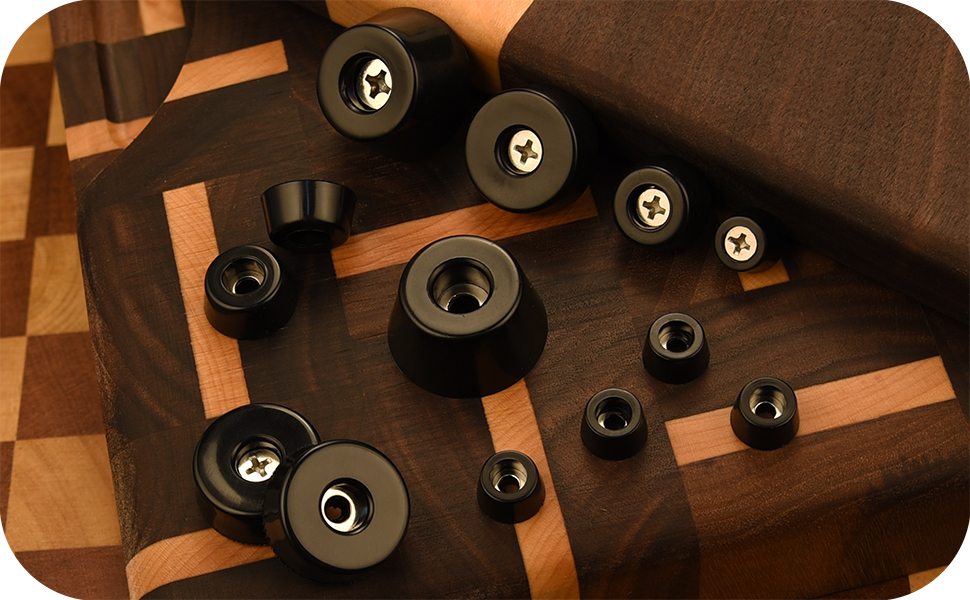 rubber feet for cutting board