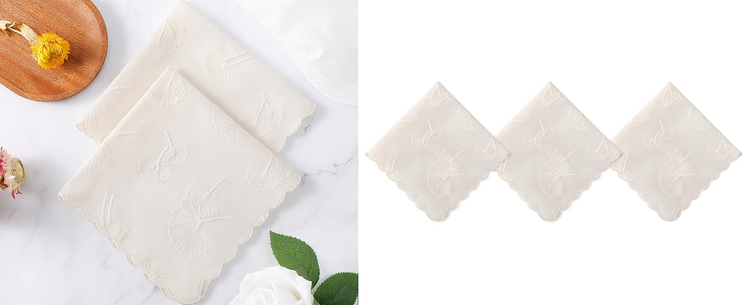 beige hankie