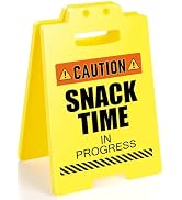 MBL Snack Bar Decor Sign - Funny Small Fun Gag Cubicle White Elephant Stocking Stuffers Christmas...