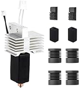Upgraded 0.4mm Hotend Kit for Elegoo Centauri Carbon 3D Printer with Zirconium Copper Nozzle, 4pc...